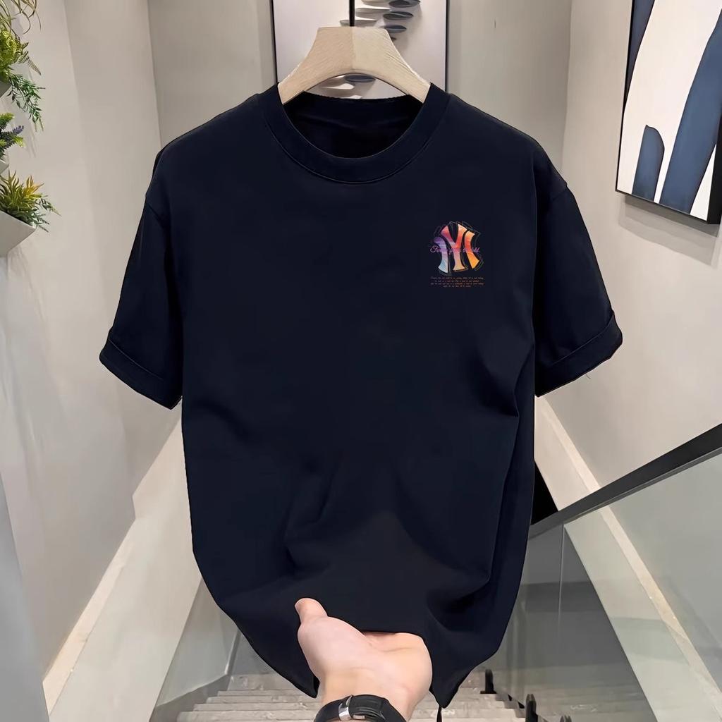 Couples Cotton T-Shirt Short Sleeve Black White Tops Breathable Comfortable Soft Casual Sport Tees