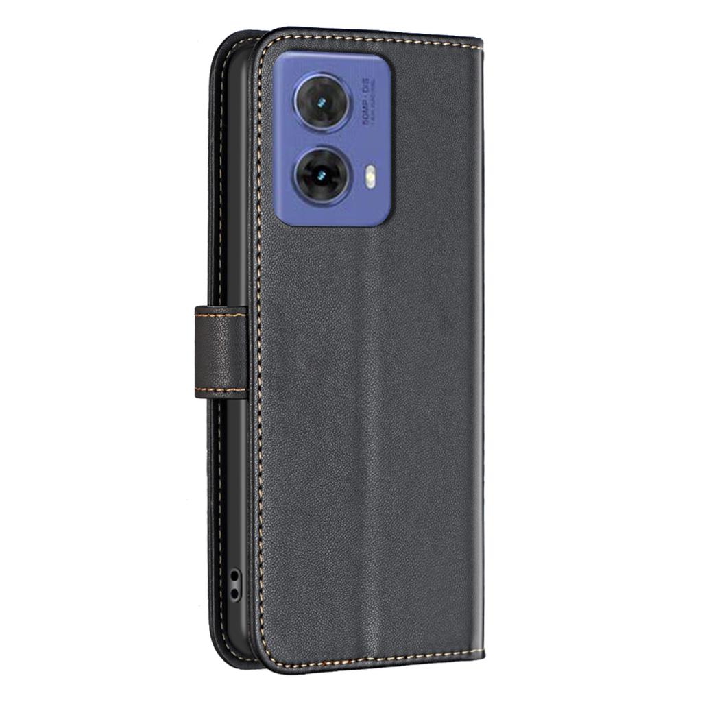 BINFEN COLOR BF17 For Motorola Moto G85 5G/S50 Neo 5G Wallet Case PU Leather Phone Cover