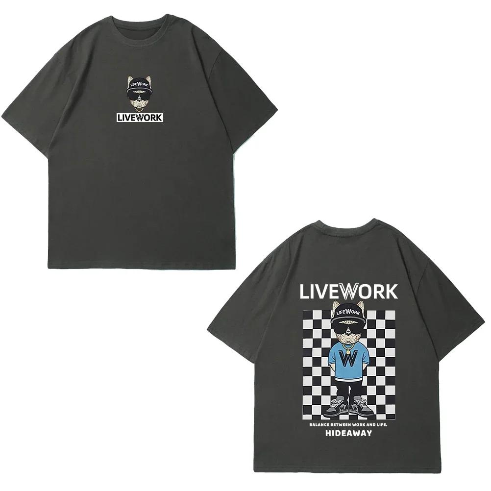 2025 New Hot Korea 2024 Summer New Trendy Brand Letter Logo Printing Round Neck Men's and Women's Same Casual Versatile T-shirt
