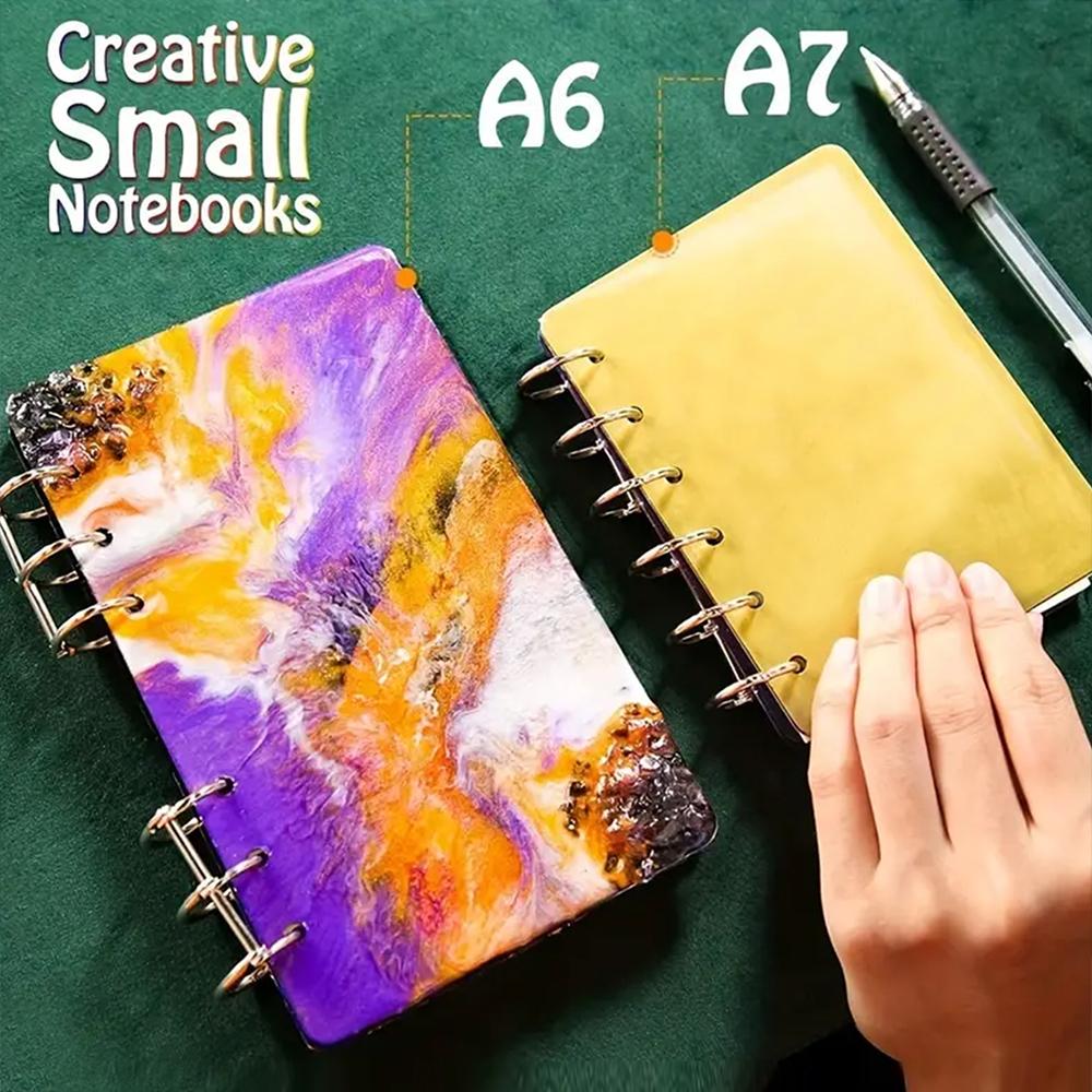 Forma silikonowa żywiczna na notatnik A5 A6 A7 DIY Rękodzieło na notatnik Prezent Tworzenie Formy z Żywicy Epoksydowej