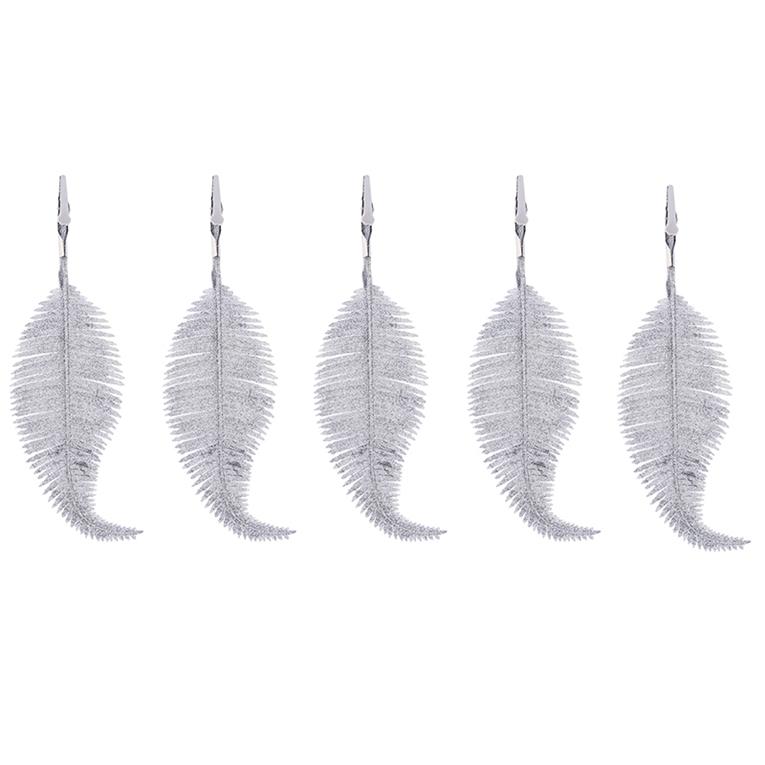 Christmas Tree Decoration Pendant Smooth Glowing Feather Clip Creative Decoration