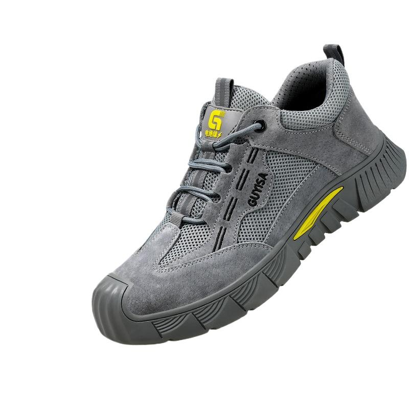 Man Insulation Shoe Anti-impact Anti-puncture Safety Shoe Anti-slip Wear Comfortable Safety Protection 10KV Electrician Sneakers