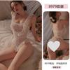 Sexy Sexy Lace Seduction Onesie Female Pure Desire Perspective Open Crotch Pajamas Uniform Suit