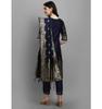 Women's Designer Party Wear Top Tunic Cotton Silk Salwar Kameez Kurti Pant Dupatta Set