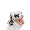 Applicable To Apple AirPods111 Generation Pro Black and White Pearl Bow Ins Advanced Bluetooth Headset Protective Case Case
