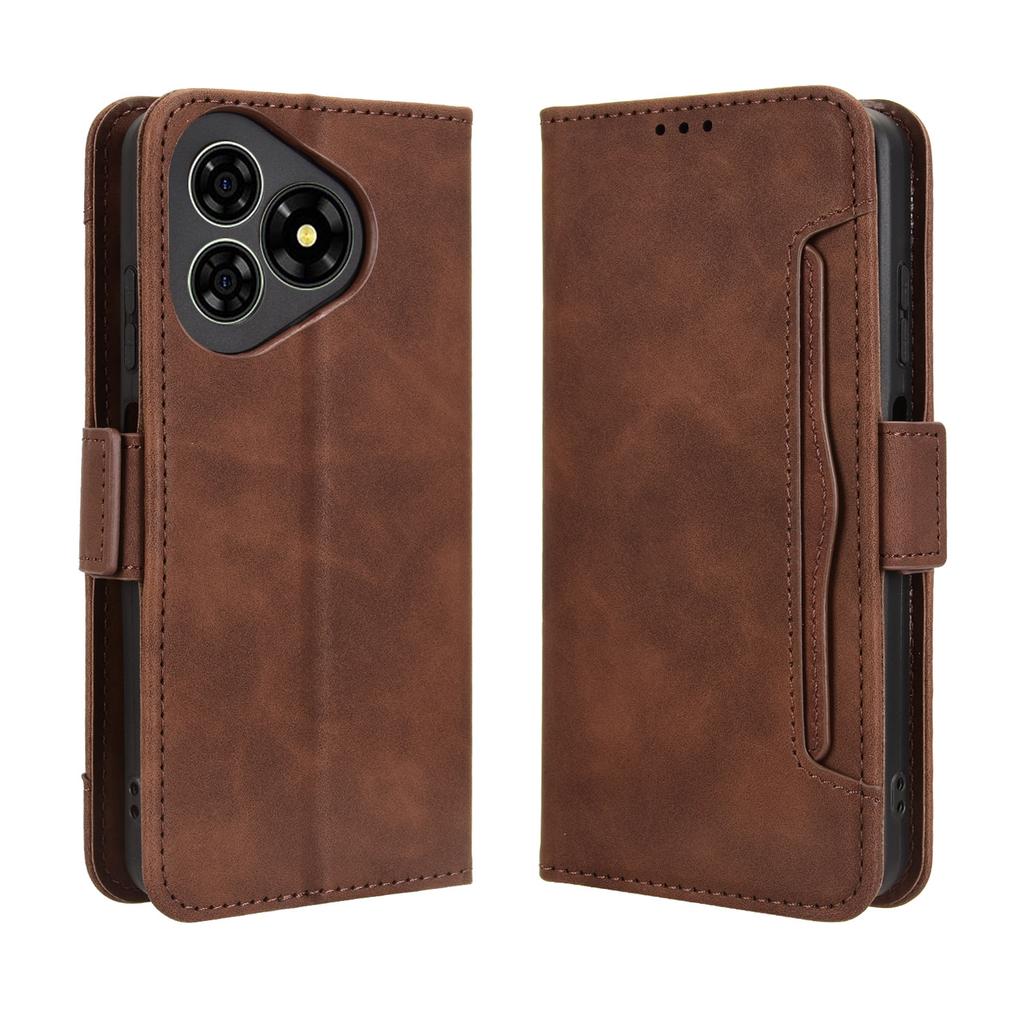 For Ulefone Note 19 Leather Case Phone Wallet Cover with Multiple Card Slots