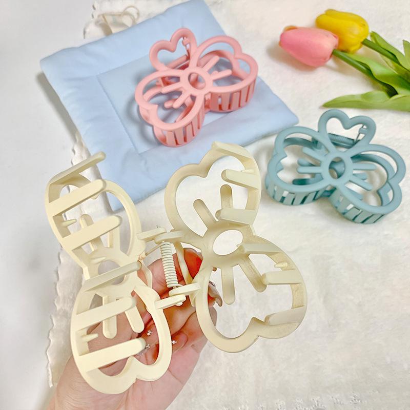 Candy Color Cat Bow Hair Clip Women Plastic Claw Clip Fashion Crab Hair Clip For Girls Sweet Hair Claw Hair Accessories