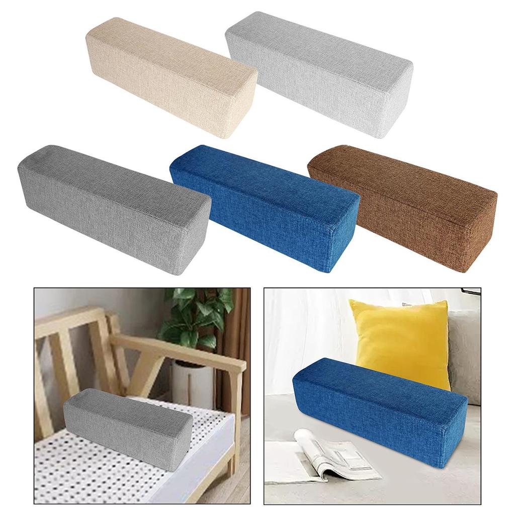 Sofa Side Arm Rest Pillow Decorative Decoration Waist Backrest Cushion for Bedroom Home Furniture Bed Rest Armchair Reading