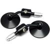 Benutzerdefinierte Motorrad CNC Lenkerendspiegel Rückspiegel Seitenspiegel 3" Rund 7/8" 22 mm Kompatibel mit Honda Yamaha Suzuki Kawasaki Aprilia Derbi Ducati