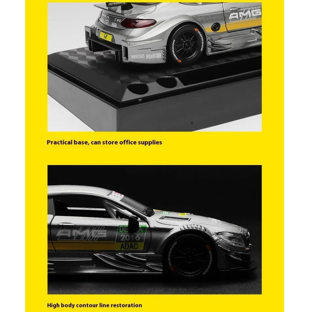 1/32 Scale BENZ AMG C63 DTM Alloy Car Model with Pull-Back Action, Racing Toy for Kids, Stunning Details, Perfect Gift