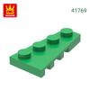 Non-Toxic 121Pcs/Lot 41769 2X4 Right Wedge-Shaped Building Block Moc Parts Compatible With Bricks Diy Children Toy Assembly Gift Box