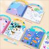 Early Education Magic Water Painting Book Repeated Draw Water Pen Animal Cognitive Educational Toys Kids Early Learning Book