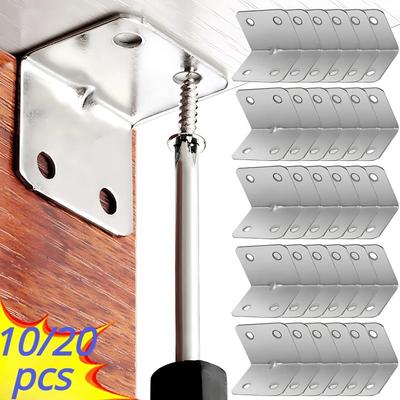 Eckregalhalterungen Bettgestell Eisenplatte Schrank Aluminiumprofil Befestigungselemente Halterung Beschläge Befestigungswinkel Regale für Regale