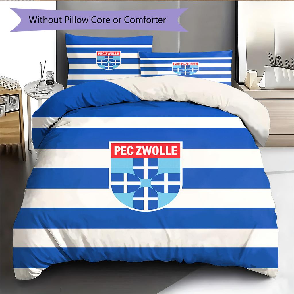 PEC Zwolle Set Copripiumino con Fantasia Decorazione per la Casa Regalo (1 * copripiumino + 2 * federe senza imbottitura)