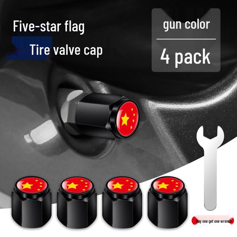 BYD Car Tire Anti-theft Metal Valve Stem Cap