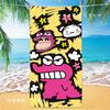 Extra Large Kids Quick Dry Bath Towel Cartoon Character Digital Print Double Sided Flannel Microfiber Beach Towel