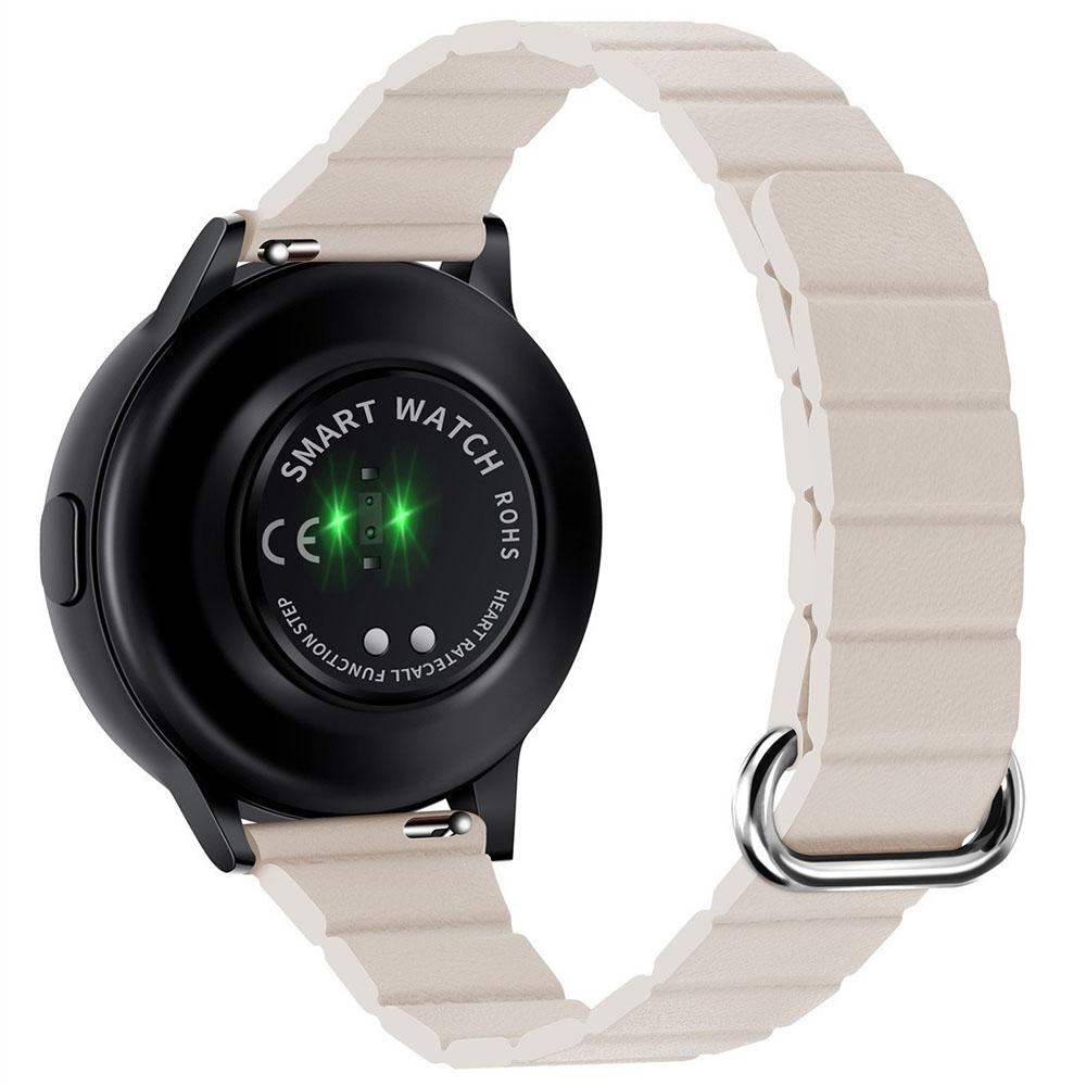 22mm Slim Magnetic Strap for Huawei Watch GT 6/5/5 Pro/4 46mm Microfiber Leather Watch Band Reverse Buckle Design