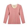 Ropa interior térmica para mujer, ropa de otoño sin costuras para mujer con una base gruesa de cachemira, lana individual de otoño e invierno otoño