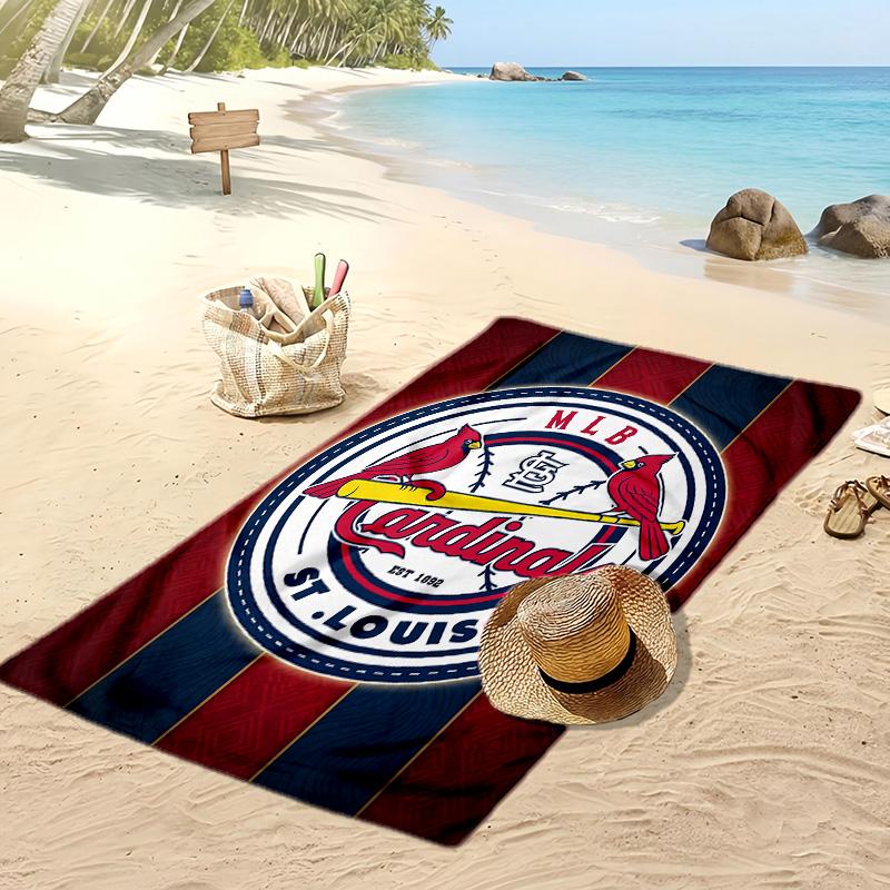 St. Louis Cardinals Print Beach Towel Soft Portable Quick?dry Towel For Pool Summer Vacation Outdoor Sport
