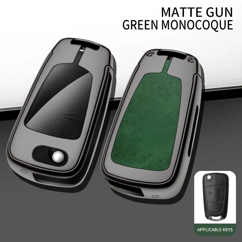 Flip Car Key Fob Case Cover Chain Remote Shell Holder Protector For Chevy Captiva Opel Astra H Adam Corsa Vectra Zafira Insignia