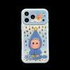 Large Window Gold Star Anti-Drop Cover for iPhone 15 Pro Max