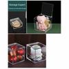 Square Cube Acrylic Box Transparent Case Stackable Design Transparent Container With Lids Display Box Jewelry Storage