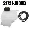 Plastic Overflow Reservoir Cooling Water Tank Car Engine Coolant Expansion Pot with Cover for 2007-2013 Enduring