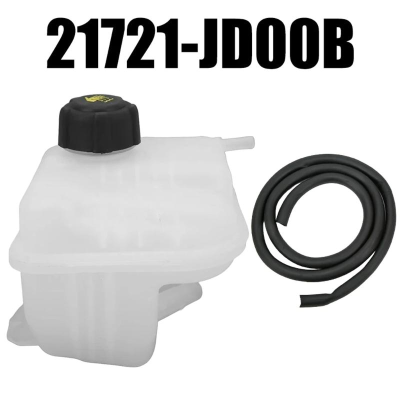 Plastic Overflow Reservoir Cooling Water Tank Car Engine Coolant Expansion Pot with Cover for 2007-2013 Enduring