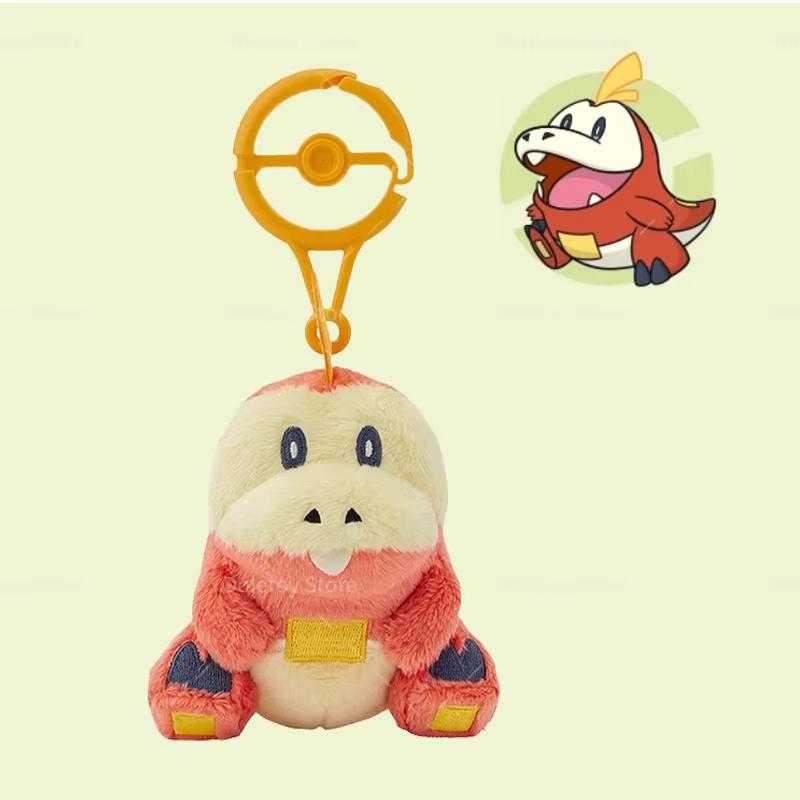 Original Pokemon Plush Key Ring Pikachu Sylveon Eevee Charmander Squirtle Quaxly Pok Sphere Buckle Animation Merchandise Presents