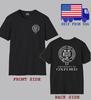 Oxford University Men#039;s Black Size S5XL Unisex T-Shirt
