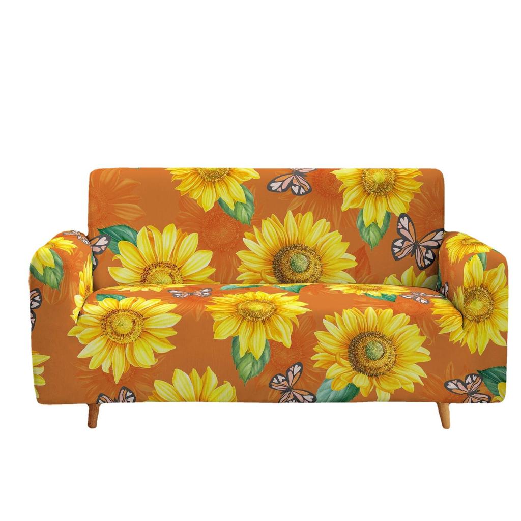 Sunflower Idyllic Sofa Cover Elastic All-Inclusive Multi-Person Combination Sofa Cover Universal