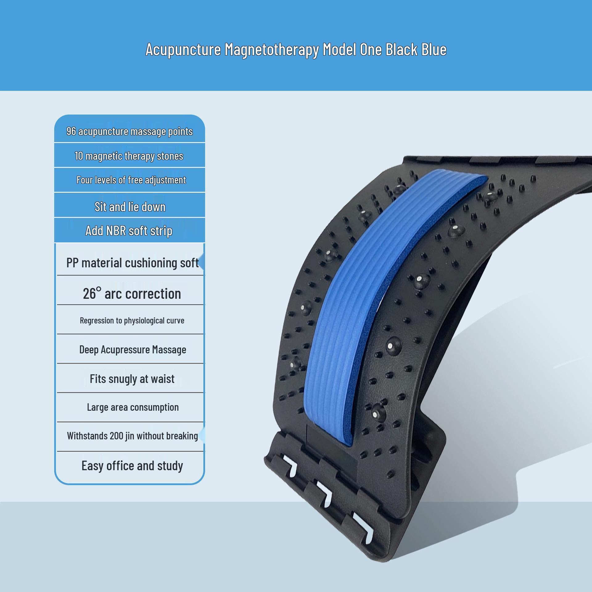 

Lumbar & Cervical Stretching Waist Massager with Back and Shoulder Support