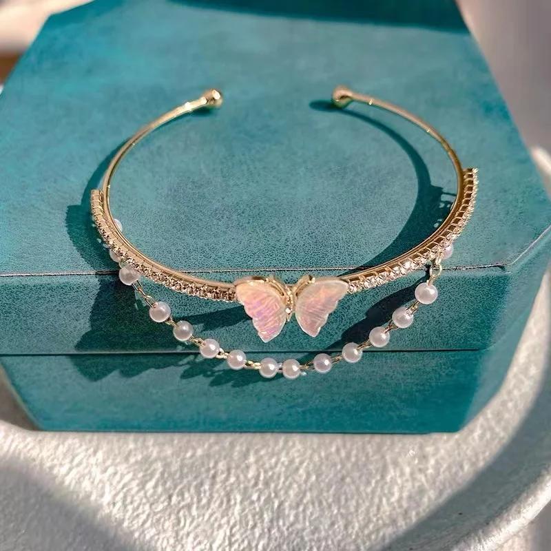 Luxurious Colorful Crystal Chain Bracelet For Women Personalized Daily Accessory Party Jewelry Birthday Anniversary Gift