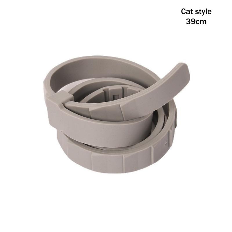 Pet Deworming Collar Natural Rubber Dog Collars Adjustable Cat Collars Waterproof Pet Neck Ring For Dogs And Cats To Repel Pest