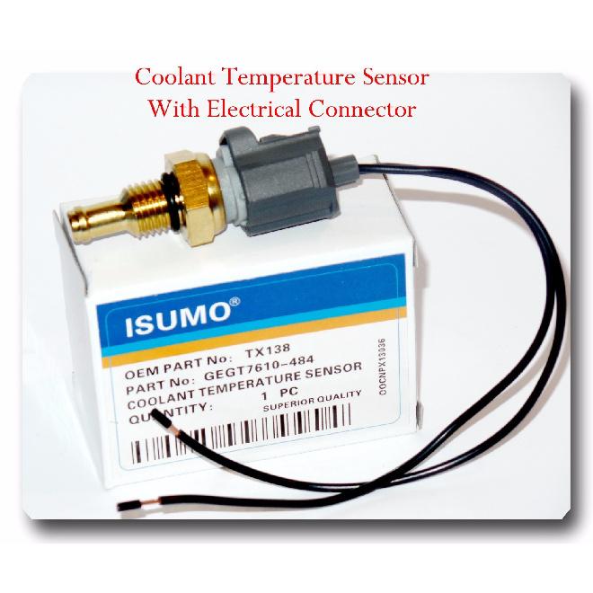 Engine Coolant Temperature Sensor W/ Electrical Connector For Ford Mazda Mercury