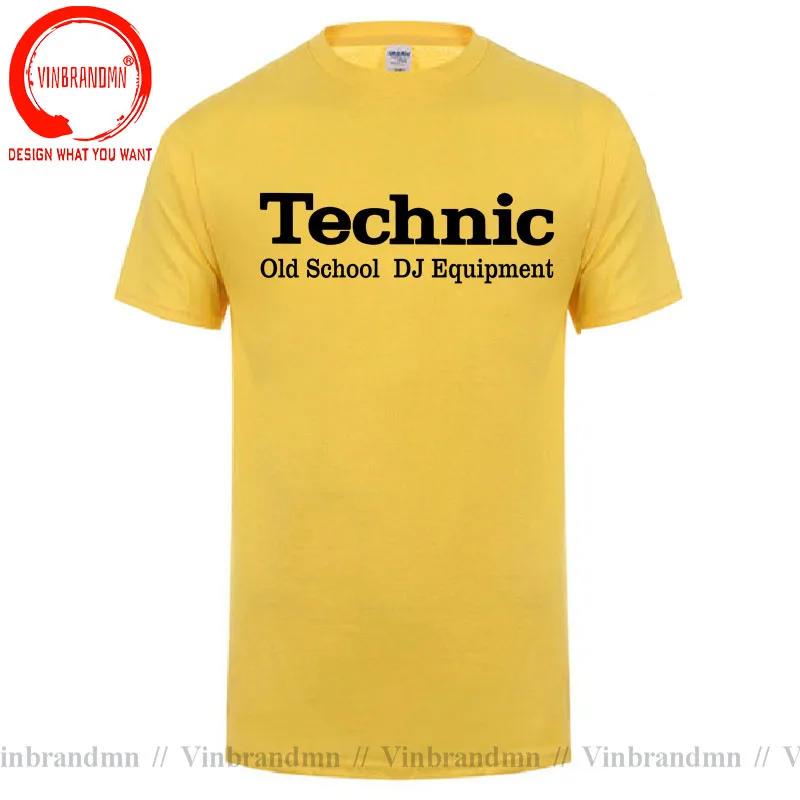 New Summer Classic T Shirt Technics Old School Dj Equipunisext Tshirts Graphic Clothing Short Sleeves Tshirt Cotton Tops Tee Shirt