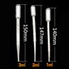50pcs Graduated Pipettes Dropper Makeup Tools Disposable Transfer Pasteur Pipettes Clear Eye Dropper Experiment Supplies for Lab