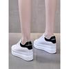 Ukryte obcasy białe buty damskie 8cm nowa platforma wiosenno-jesienne buty rekreacyjne do wszystkiego pasujące na platformie