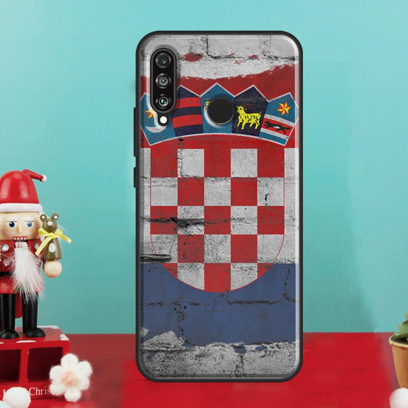 Croatia Flag For Huawei Nova 12i 12s 11i 5T Y90 Y70 Y60 Y61 Y91 Y72 9 10 SE P60 Pro P20 P30 P40 Lite Case