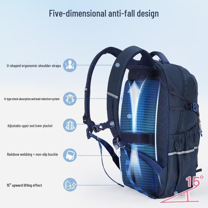 KALA·Y CX5541 Ergonomic Large Capacity Travel Laptop Backpack