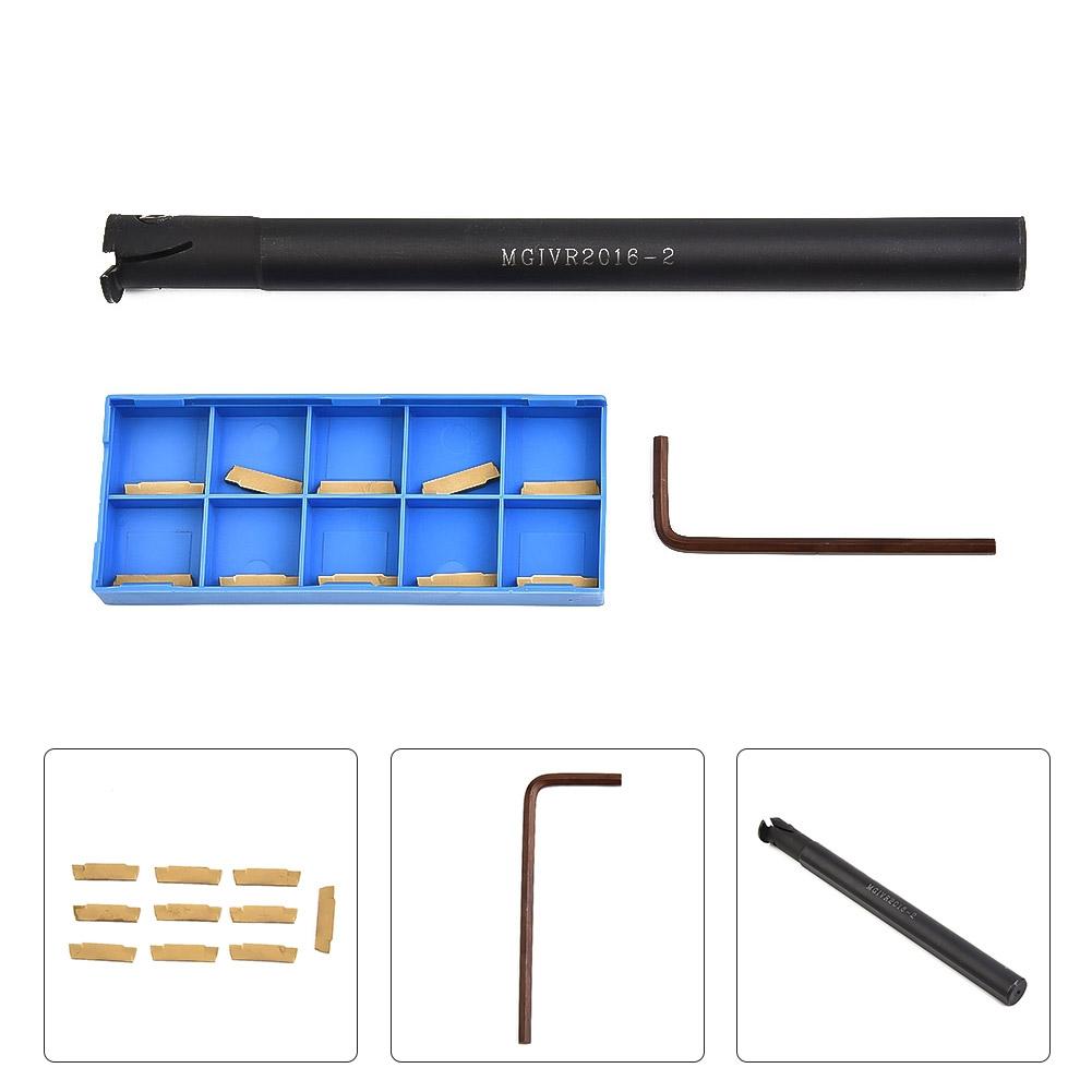 MGIVR2016-2 Turning Tool Holder Lathe MGMN200 Inserts Wrench Replacement