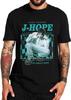 J-Hope Jack In The Box Short Sleeve Pop Singer Men T Shirt Round Neck Tops Plus Size