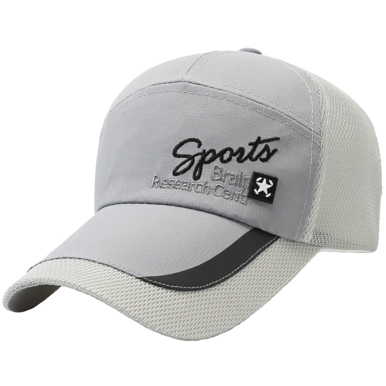 

Кепка-сетка Дышащая Защита от солнца Спорт На открытом воздухе Простая CZA230 [Белый клык] Мужская (Серый) серый