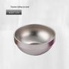 Zhi Shi Titanium Double-Layer Folding Outdoor Bowl