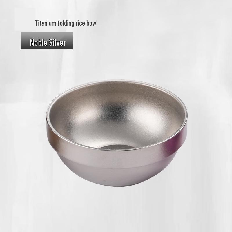 Zhi Shi Titanium Double-Layer Folding Outdoor Bowl