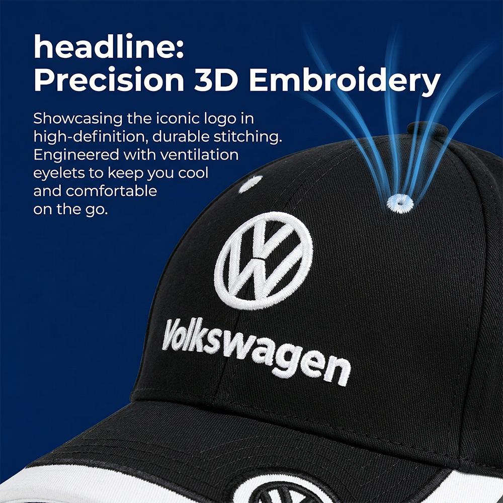 Car Logo Baseball Cap Adjustable Snapback Caps Men Women Casual Hat Valve Cap For VW R32 Golf 6 EOS Tiguan Jetta GTD Accessories