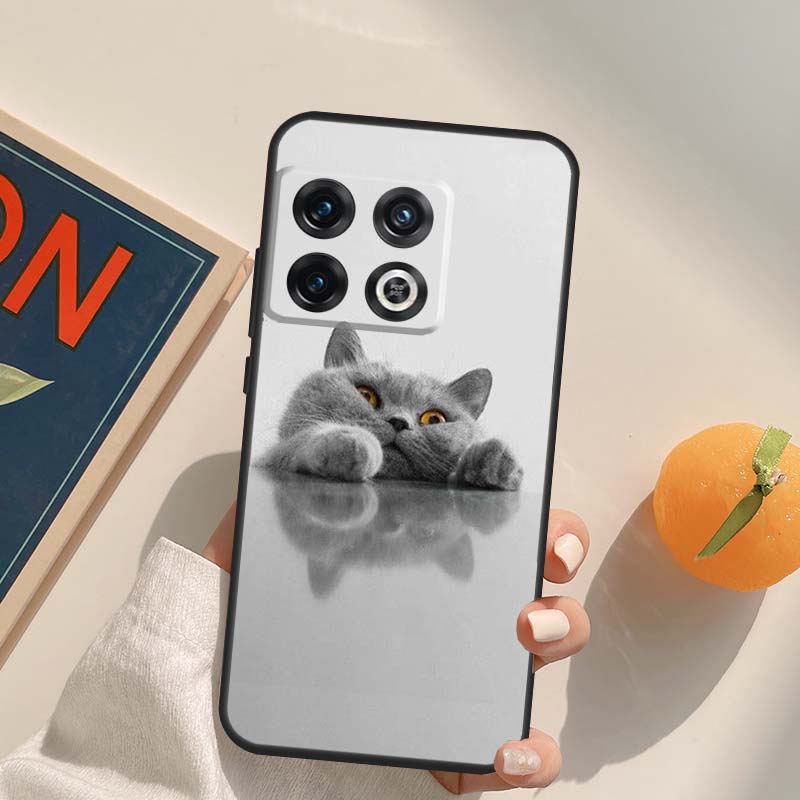 Beautiful Grey British Shorthair Cat Case For OnePlus Nord 5 CE 2 3 4 Lite N20 N30 OnePlus 15 13 12 11 13T 10T 10R 12R 13R Cover