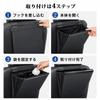 Car Trash Hanging Magnetic Easy Opening and Fits PU Leather Interior and Rear Storage Includes 15 Trash Odor and Stain Car Convenient Item Can,