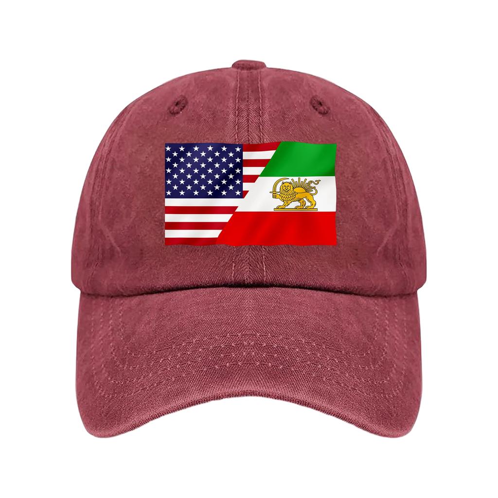 Fashion Print Baseball Cap, Fabric, Unique Design, Cross-border DirectShipping, In-stock & Ready To Ship