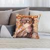 Anime Game G-Genshin Pillow Case Short Plush Double-sided Print Square Throw Pillow Covers Sofa Home Cushion Decor
